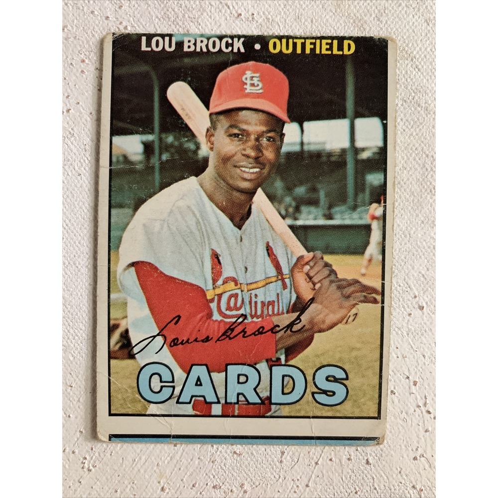 1967 Topps Set-Break #285 Lou Brock VG